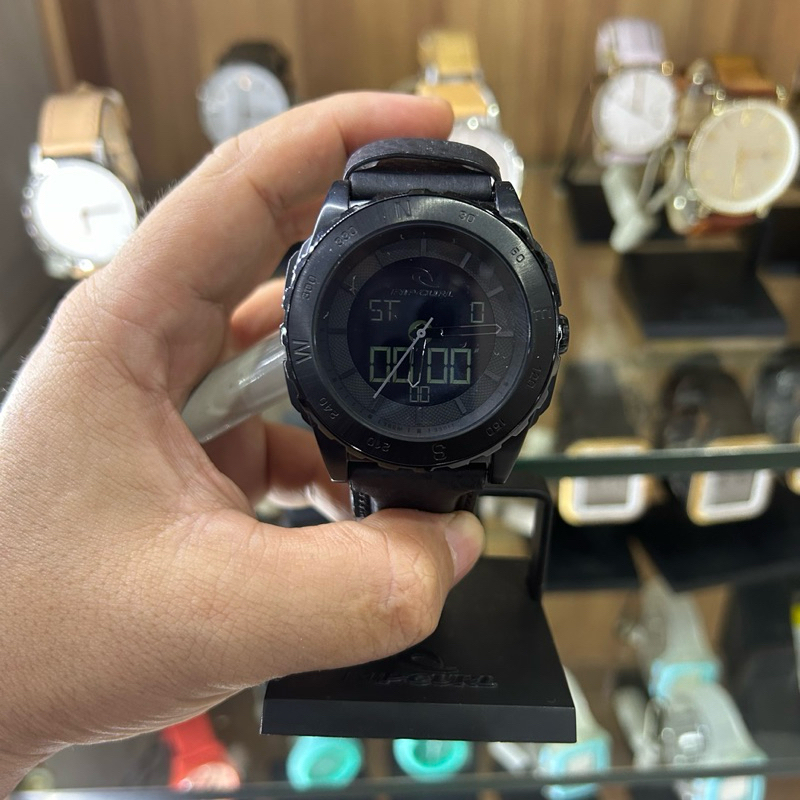 Jam tangan  ripcurl rival analog digital blackout