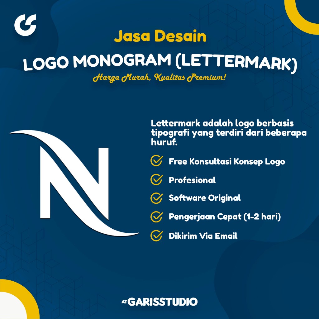 Jasa Desain Logo Profesional | Design Logo Lettermark