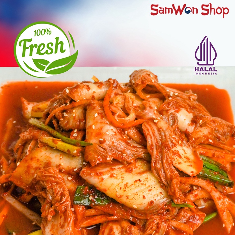 

GROSIR KIMCHI MIX SAWI WORTEL LOBAK FRESH PLAZA KOREA 5 GR KOREAN FOOD FRESHLY MADE MAKANAN KOREA
