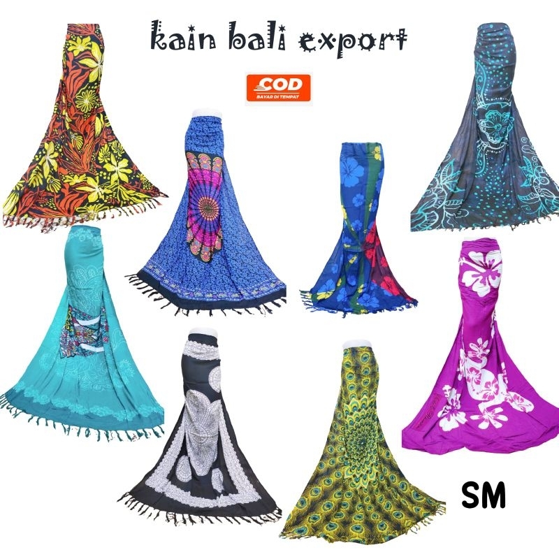 KAIN BALI EXPOR / KAIN PANTAI MOTIF SULTAN/ MOTIF MERAK