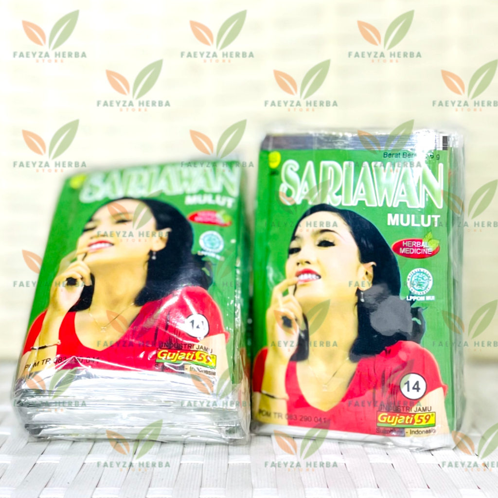 

Jamu SARIAWAN MULUT Isi 10 Sachet Gujati 59