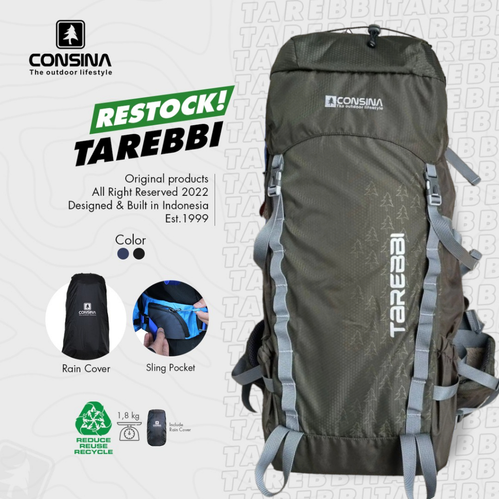 Tas Gunung Carrier Consina Tarebbi 60 Liter