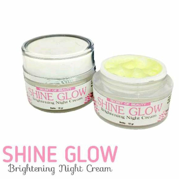 [TERLARIS] SHINE GLOW BRIGHTENING NIGHT CREAM / KRIM WHITENING & GLOWING