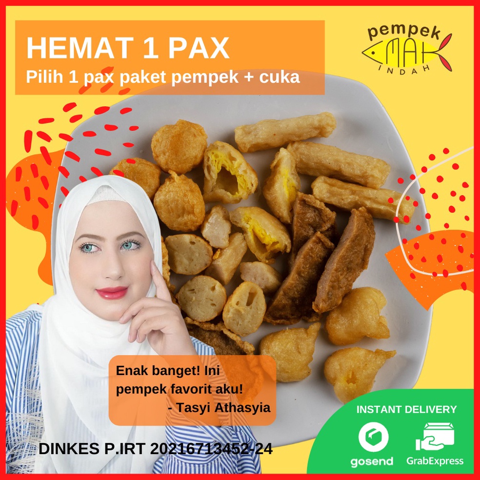

DISKON PEMPEK EMAK INDAH PEMPEK MPENAK PALEMBANG ASLI IKAN TENGGIRI Paket 1 Pax KAPAL SELAM DAN CAMPUR