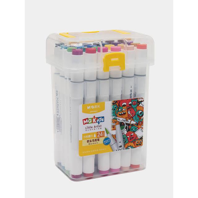 

Spidol Gambar Mewarna Sketsa M&G Art Drawing Sketch Marker 24 Warna