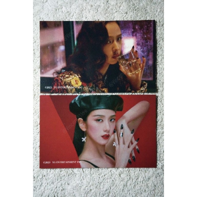 Jisoo UMS Me Baret Wine Photocard Limited Edition PC Poca Phoca
