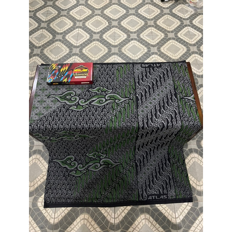 SARUNG ATLAS MOTIF BHS IDAMAN KEMBANG 555 / ATLAS IDAMAN HARMONI / ATLAS BATIK SONGKET MOTIF BHS NEW