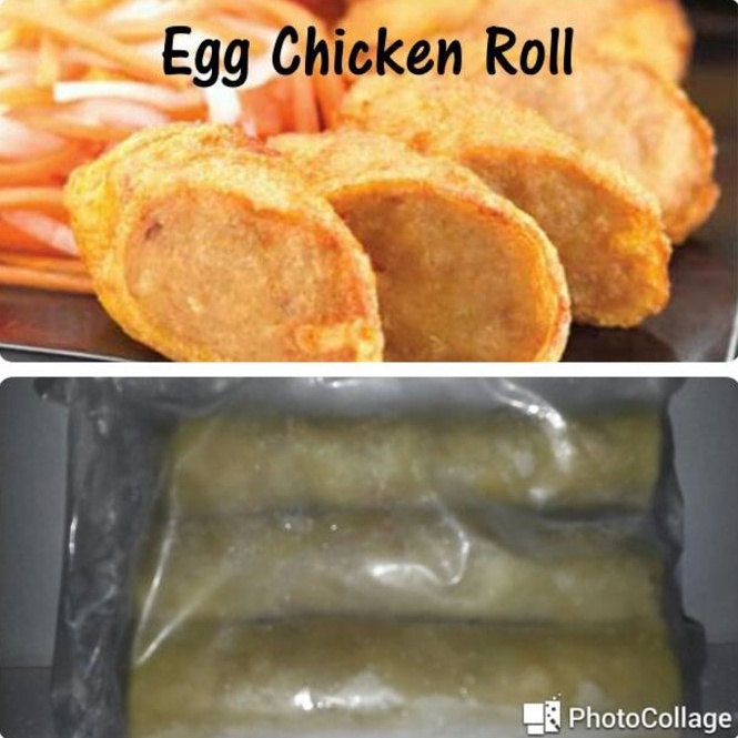 

ORIGINAL Egg Chicken Roll Eggroll 3 Lonjor Nugget Bento Ayam