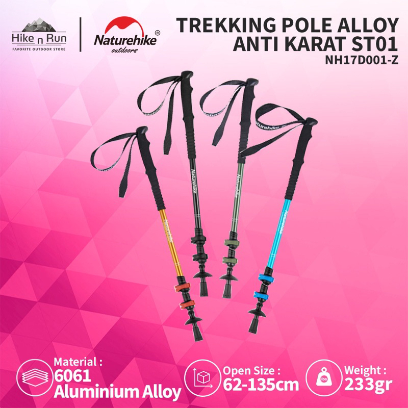 Trekking Pole Naturehike 135 cm NH17D001-Z