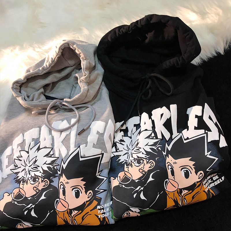 Hoodie Hunter x Hunter Gon Killua Zoldyck Devil Eye Hoodie Anime Hunterxhunter Killua Zoldyck Oversi
