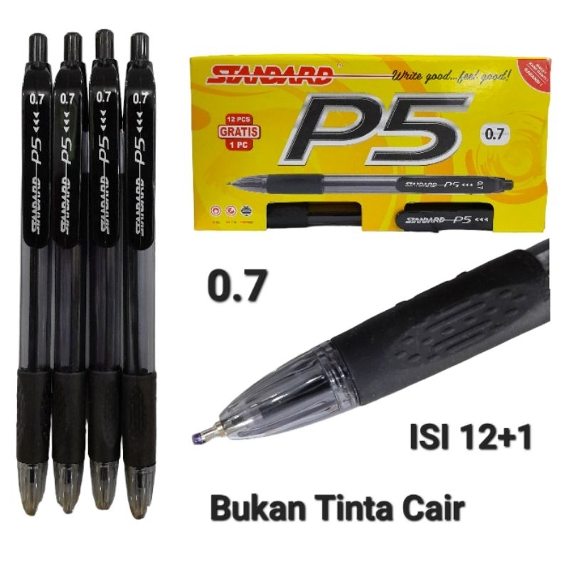 

Pulpen Standard P5 0.7 ISI 13 PCS Pen Standard P5