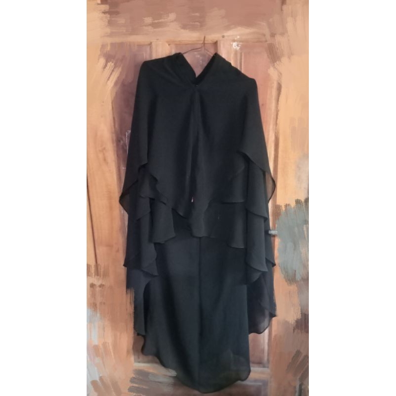 khimar 3 layer preloved