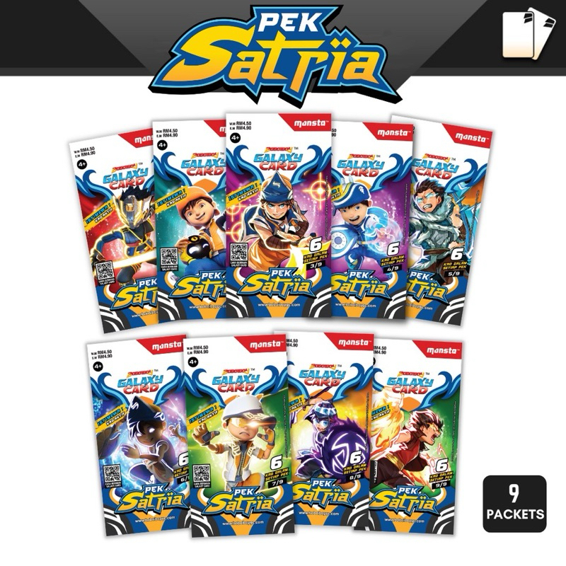 Pek Satria Single  - BoBoiBoy Galaxy Card Kad Pek Satria 2023