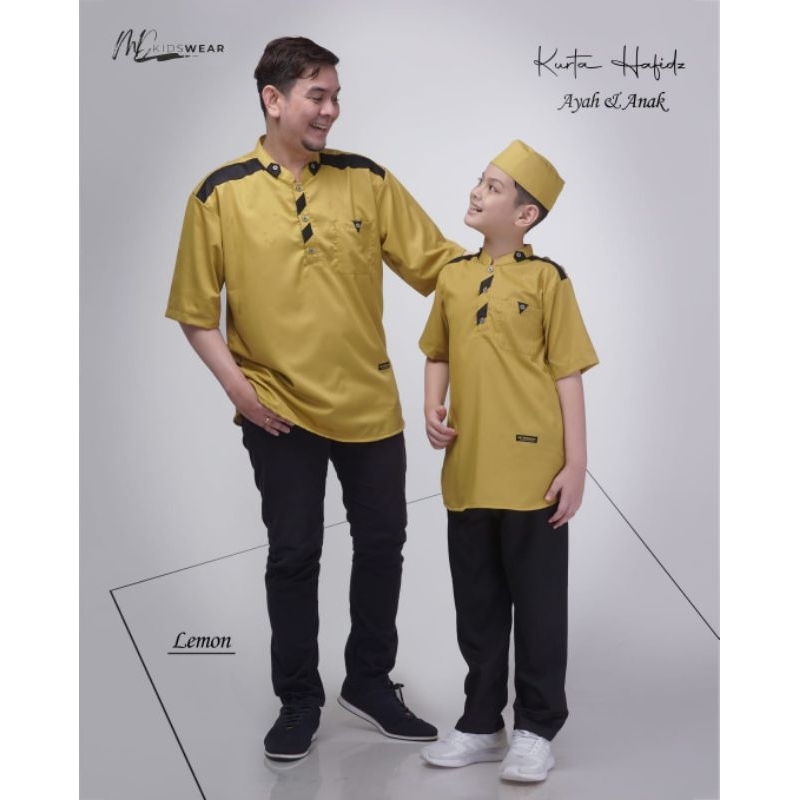 Koko couple Kurta hafidz ayah+anak MD kidswear
