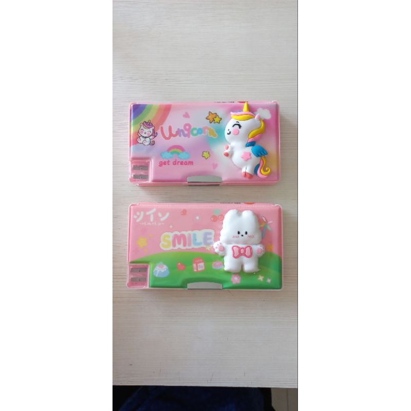 

Kotak pensil cewek lucu / pencil case XPM-533 Emboss / Squeezy / unicorn pony