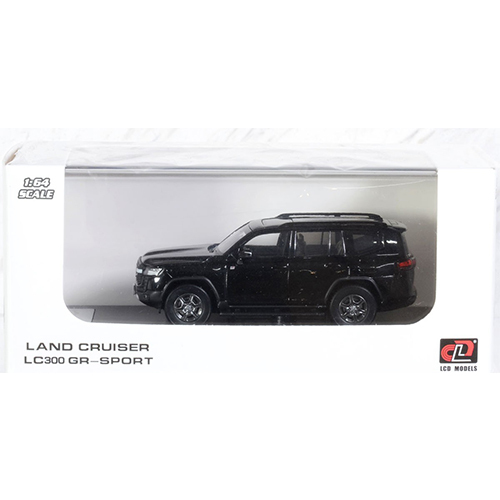 Car 1:64 LCD64027-GR-BL Toyota LC300-GR Black 02215