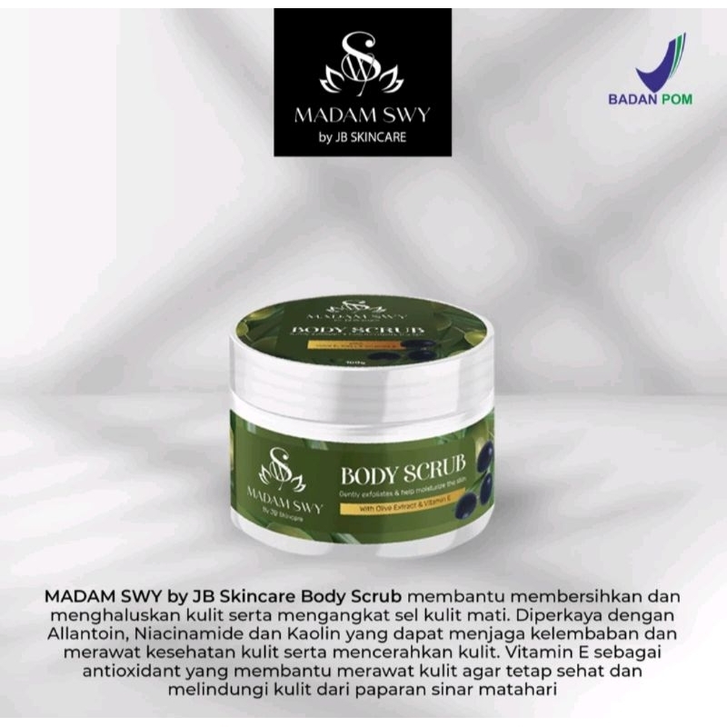 JB SKINCARE BODY SCRUB  x Madam Swy