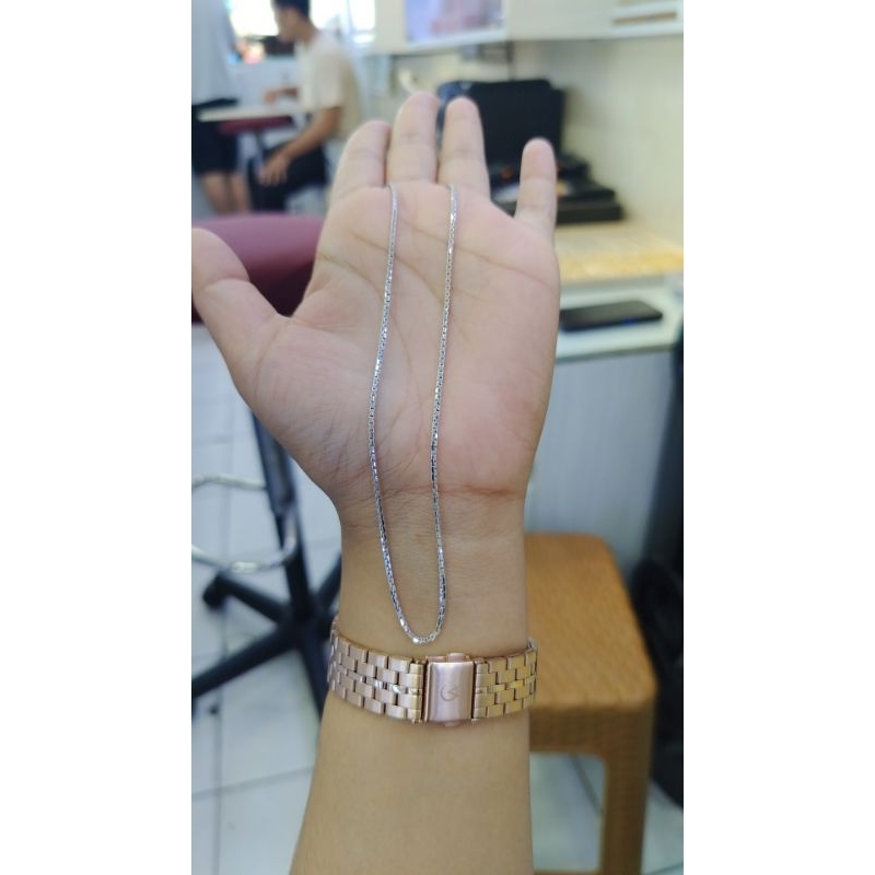 Kalung itly santa mas 22 mas 9k mas putih