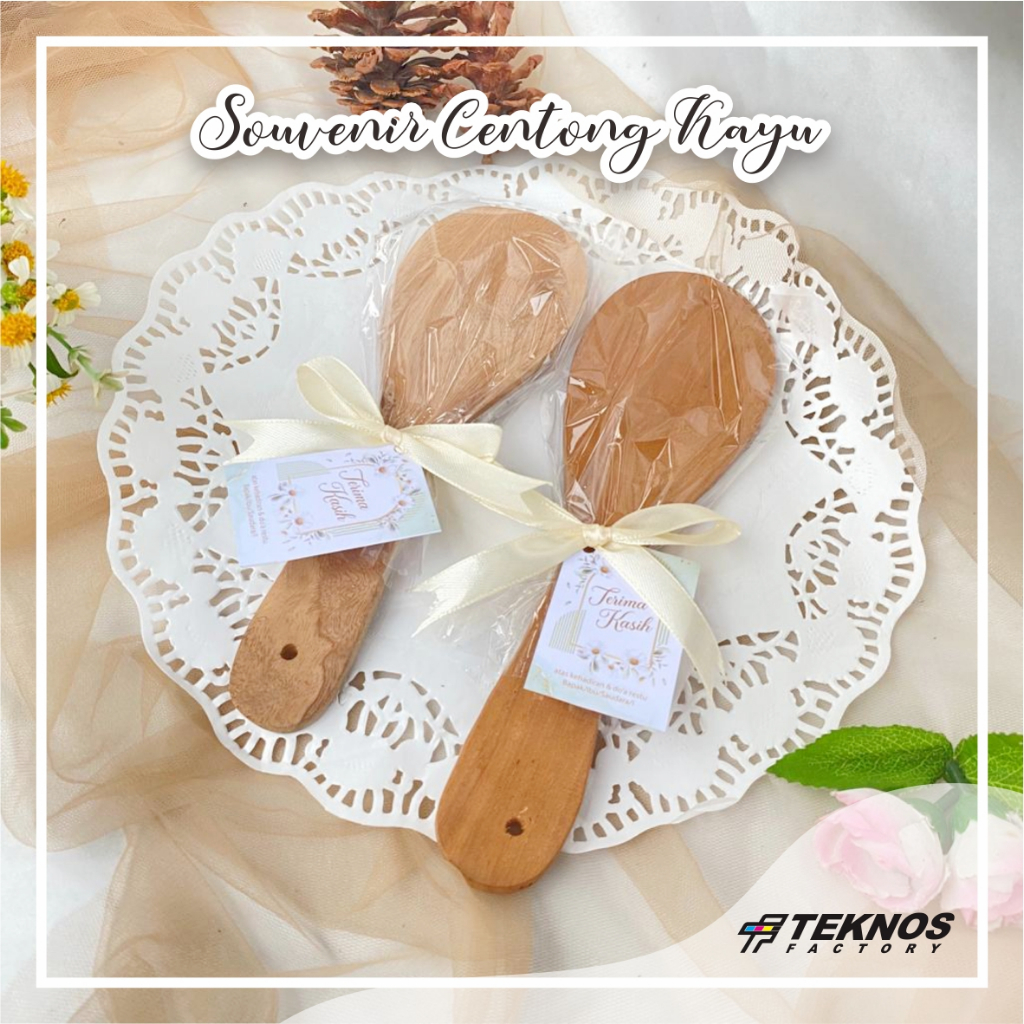 SOUVENIR PERNIKAHAN MURAH - SOUVENIR PERNIKAHAN UNIK CENTONG KAYU