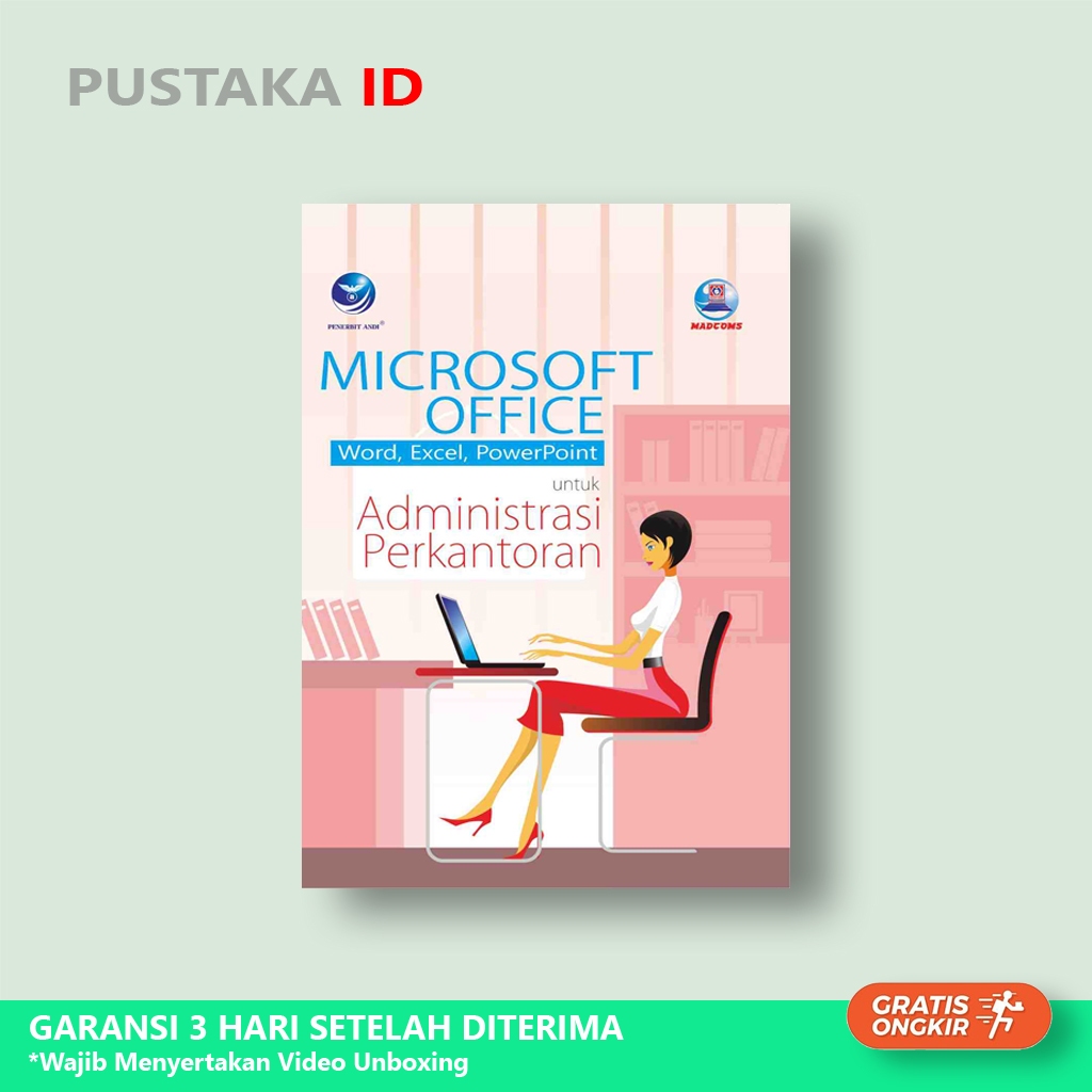 Buku Microsoft Office Word, Excel, Powerpoint Untuk Administrasi Perkantoran - Original