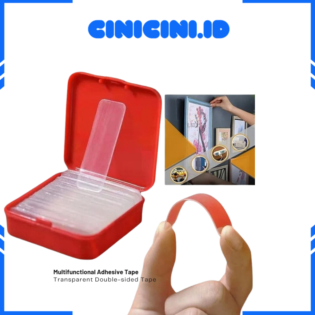 

CINICINI Double Tape Mini Isi 60 Double Tape Lakban 2 Sisi Isi 60