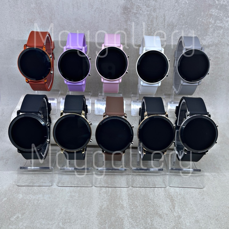 Jam Tangan Led Watch Digital Bulat