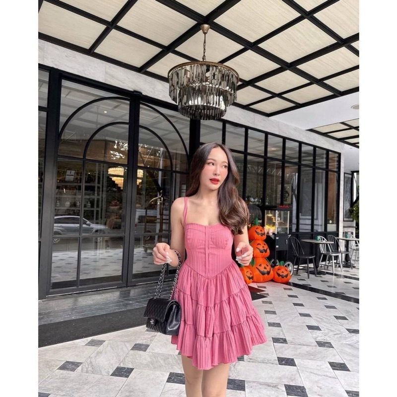 Karolina Dress Simple Basic Korean Sexy Sweet Dinner Holiday Party Casual Formal Sleeveless Mini Whi