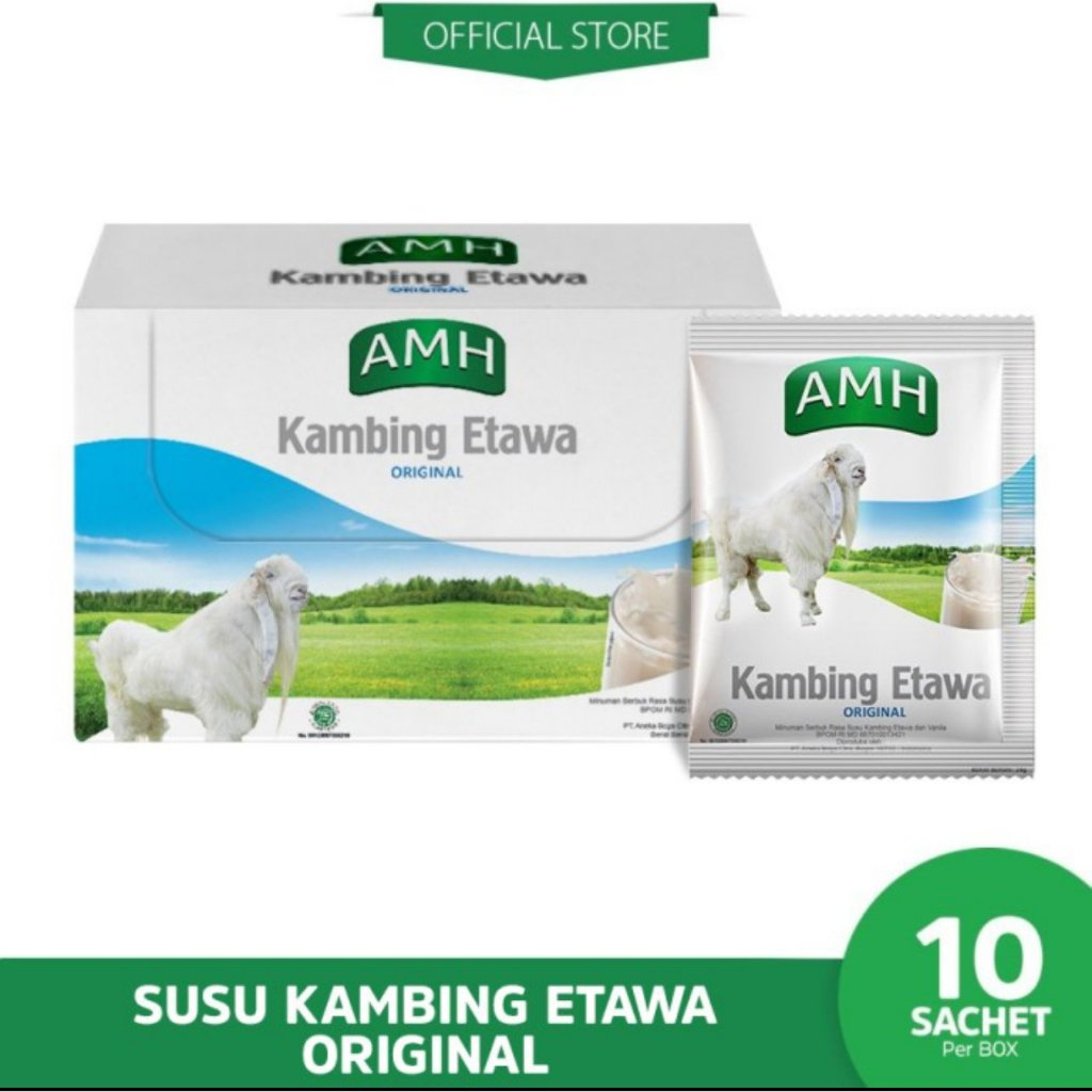 

AMH KAMBING ETAWA ORIGINAL ISI 10 SACHET DARI SUSU KAMBING ASLI