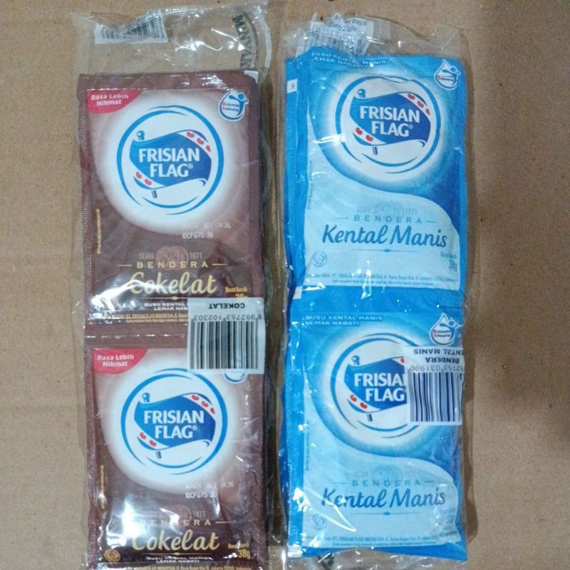 

Susu Kental Manis Bendera Frisian Flag Sachet isi 6pcs