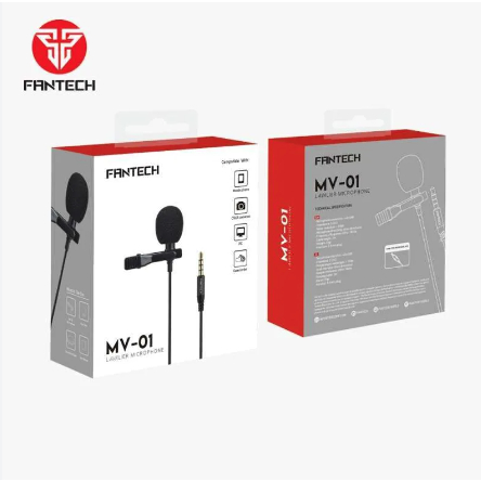 Fantech Mic Clip On MV01 Lavalier Microphone MV-01