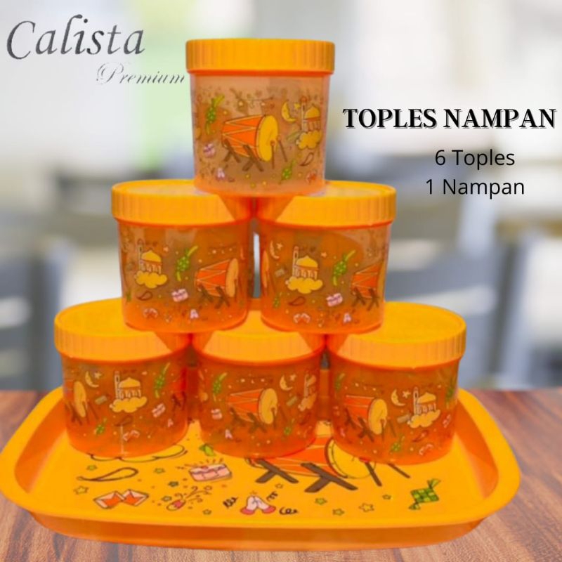 Toples Tonam Calista Set Toples Nampan Isi 6 Pcs Toples