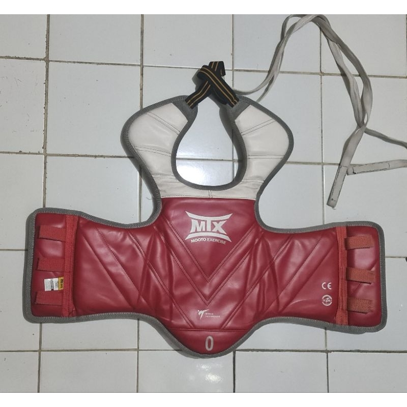 Pelindung Badan Body Protector Taekwondo MTX Size 0 Preloved