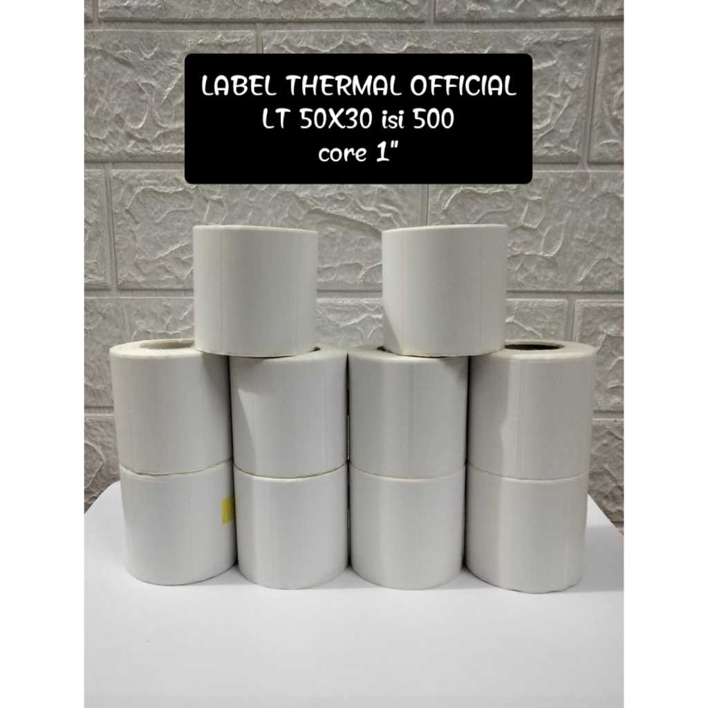 

LABEL THERMAL 50x30 - 50 x 30 ISI 500