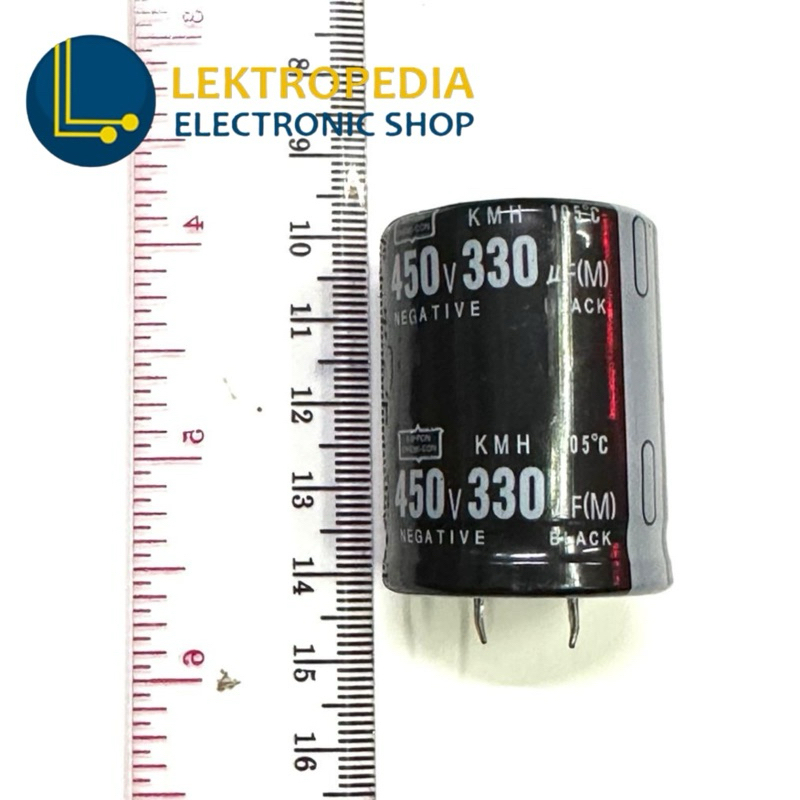 Elco 330uf 450v Kapasitor 330 uf mikro 450 v volt Elko 450volt