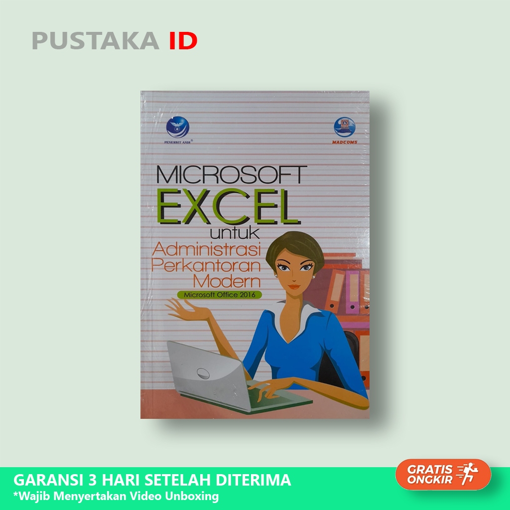 Buku Microsoft Excel untuk Administrasi Perkantoran Modern, Microsoft Office 2016 - Original