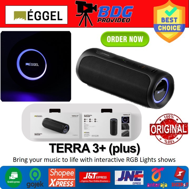 EGGEL TERRA 3plus+ with RGB / Speaker 3EQ Mode Eggel Terra 3 plus + IP67 RGB