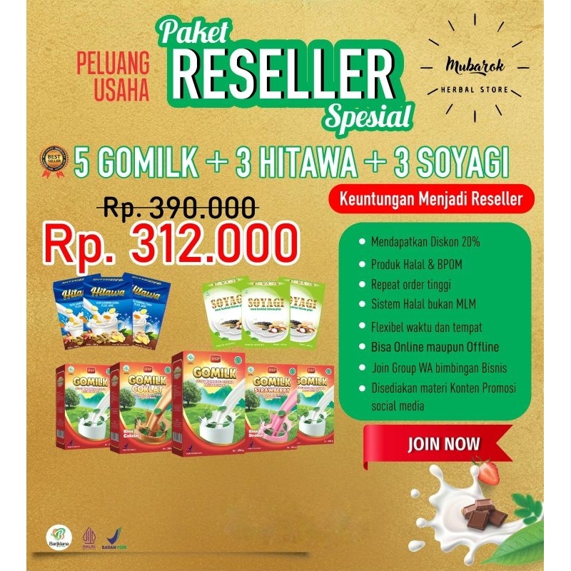 

PAKET RESELLER SUSU KAMBING ETAWA SOYAGI HITAWA SUSU NYERI SENDI