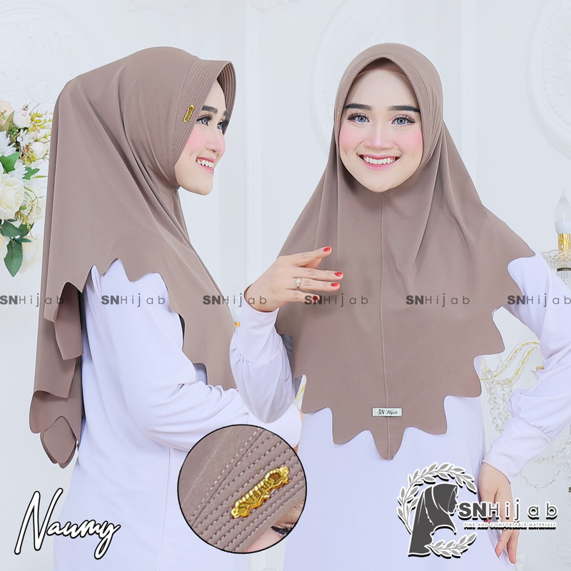 HIJAB BERGO LASERCUT | By SN HIJAB bahan JERSEY PREMIUM