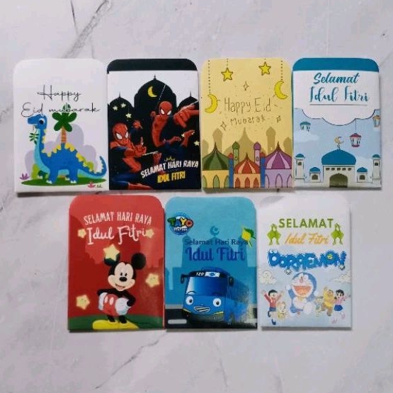 

AMPLOP LEBARAN MINI UNTUK UANG LIPAT 3 ISI 10 LBR