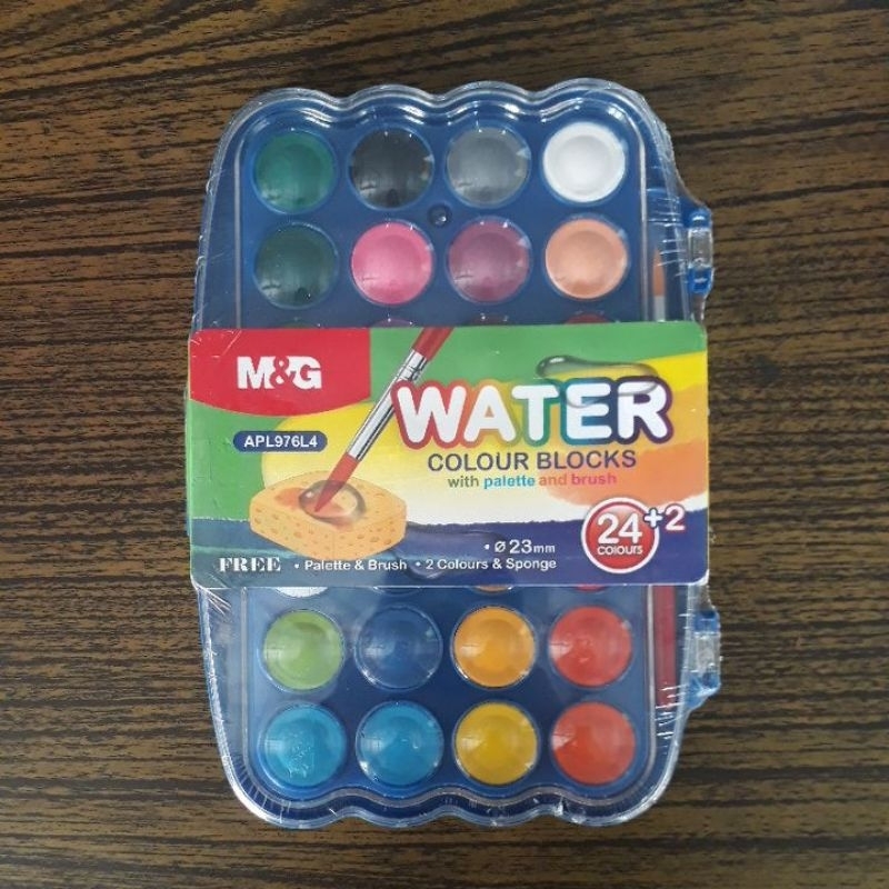 

WATERCOLOUR BLOCKS 24W APL976L4 : M&G
