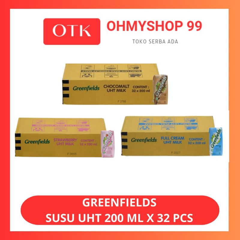 Greenfields Susu UHT 200ml - 1 Dus
