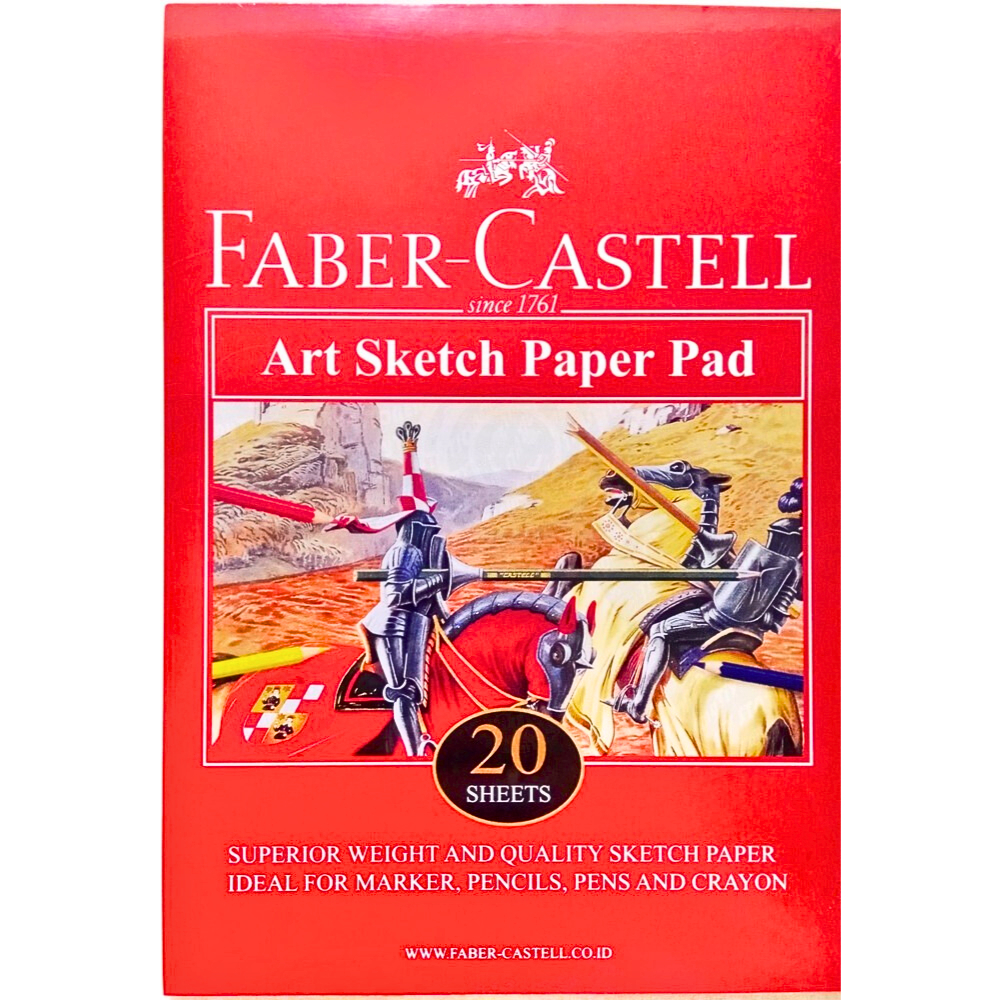 

Art Sketch Paper Pad FABER CASTELL 20 Sheets (0020027)