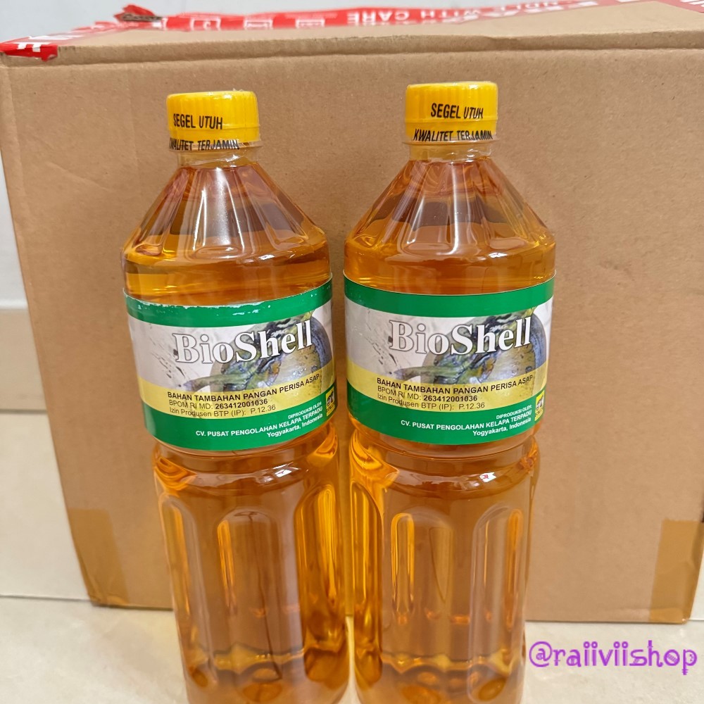 

Raiiviishop - Liquid Smoke Perisa Asap Cair Kelapa Botol 1 L Dus isi 12 FOOD GRADE 1 BPOM HALAL