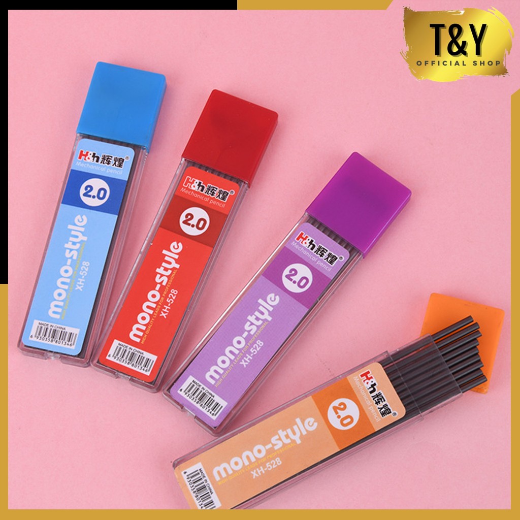 

T&Y Refill Pensil Mekanik Cetek Ukuran 2.0 Isi Ulang Pensil Mekanik Isi 9 Pcs PREMIUM QUALITY Alat Tulis Sekolah Dan Kantor Mechanical Aesthetic Korea