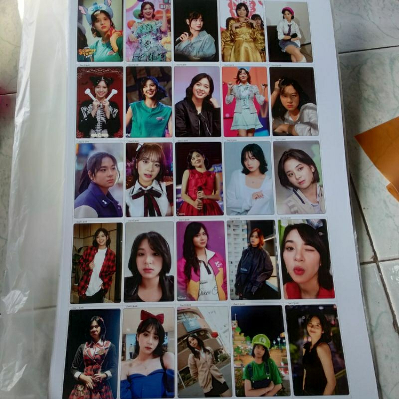50PCS PHOTOCARD JKT48 ZEE fanmade