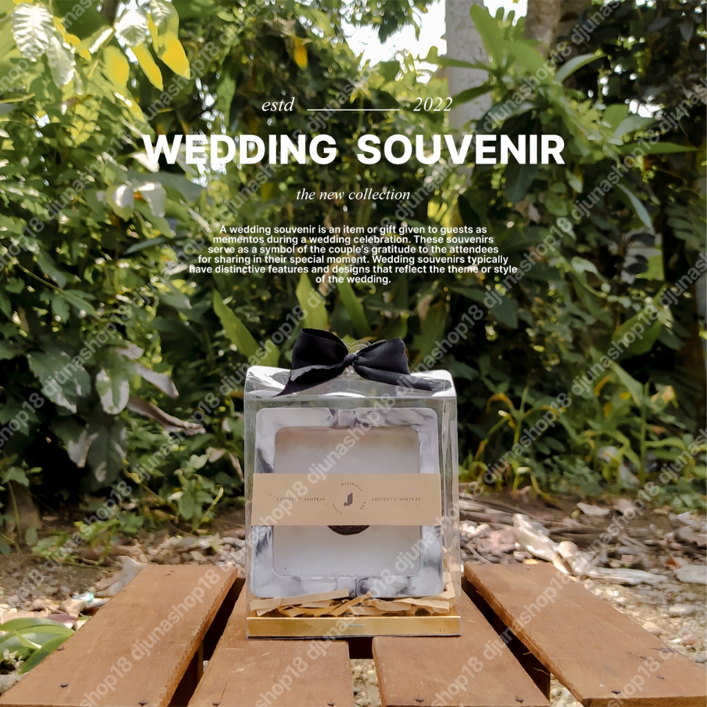 Souvenir Pernikahan Asbak Aesthetic | Wedding Aesthetic Souvenir Murah Hiasan Meja Souvenir Unik | D