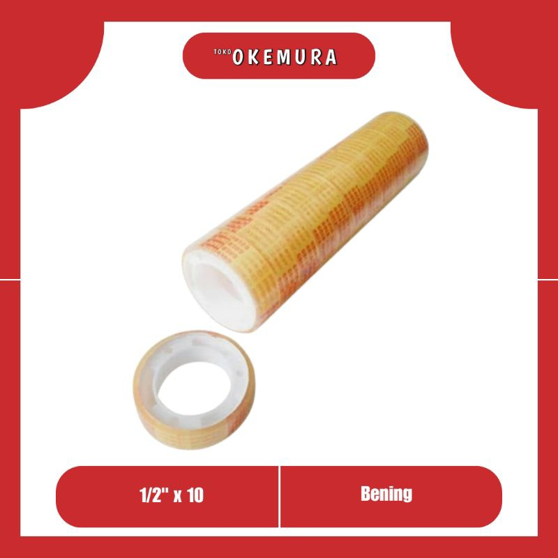 

TO Solasi Bening Kecil Putih Gold Tape Solasi Bening Kecil Solatip Solatip Bening