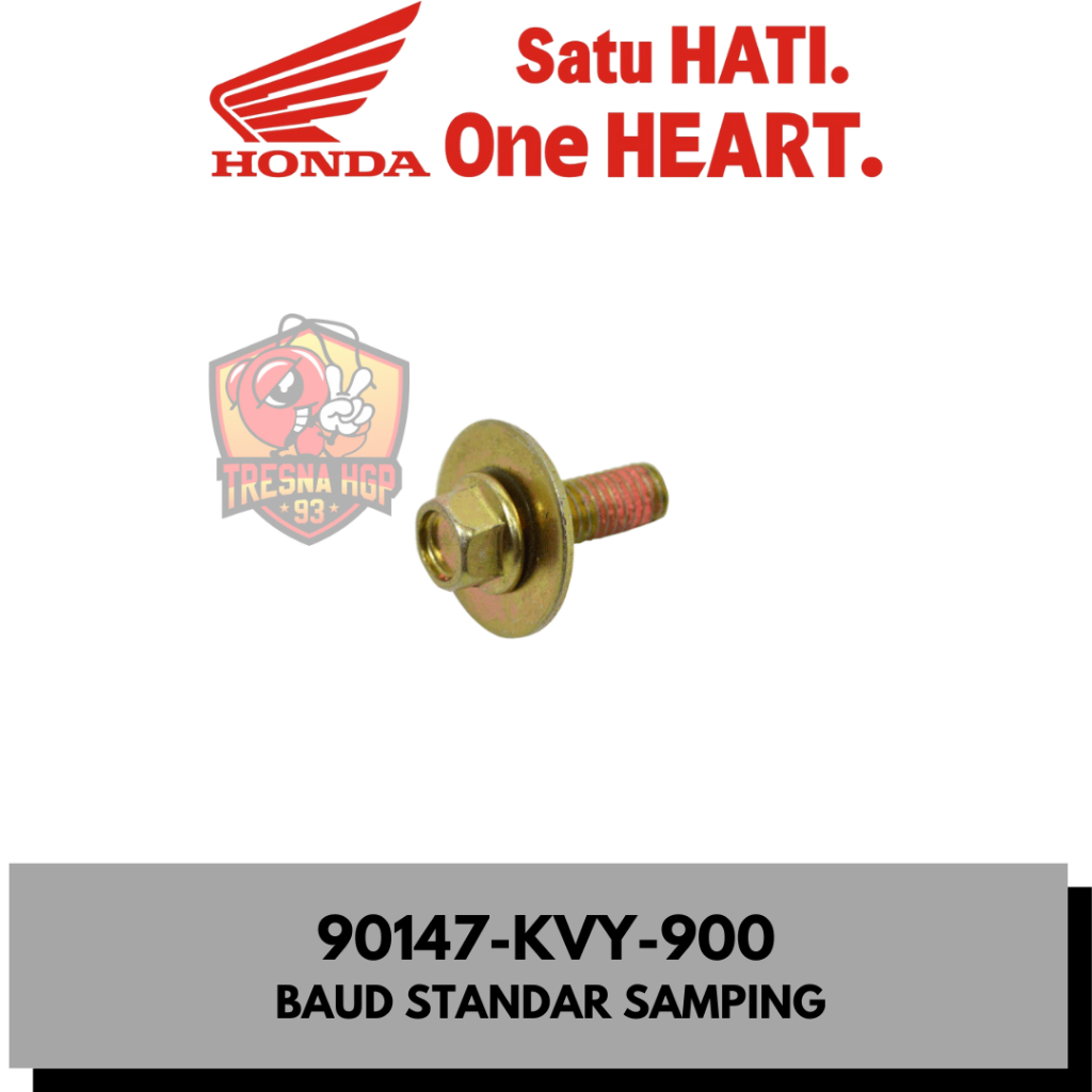 90147-KVY-900 BAUD STANDAR SAMPING BEAT KARBU BEAT FI VARIO 125 FI ORIGINAL | BOLT SW SETTING 90147K