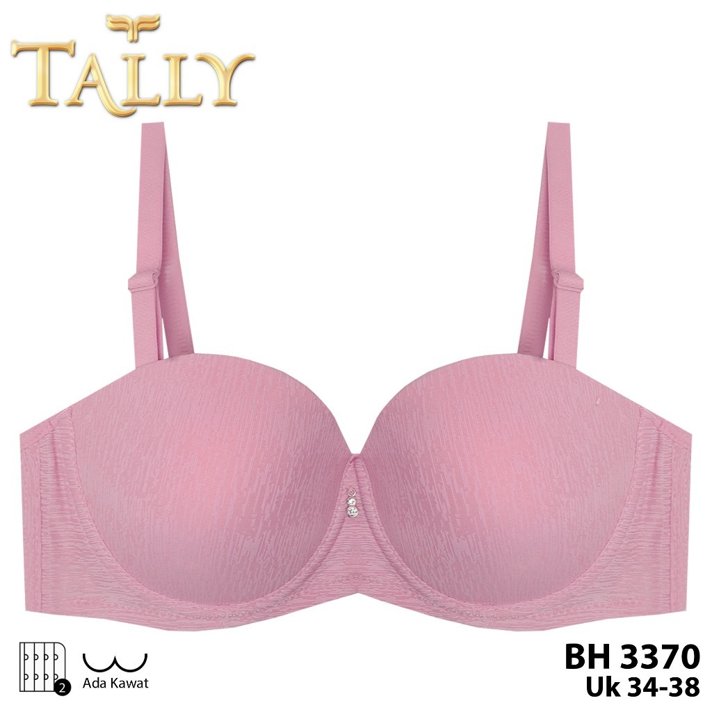 Bh Bra Tally 3370 , 3373 (Cup B) 1/2 Cup Half Cup | Busa Sedang Pakai Kawat |jctp