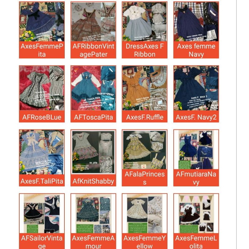 AxesFemmeDressCollection